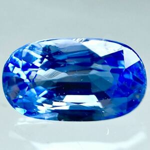 ●天然サファイア0.926ct●a 約6.8×4.1mm ルース 裸石 corundum コランダム sapphire宝石 ジュエリー EB6 テEB0