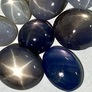 ●スターサファイア10点おまとめ30ct●a ルース 裸石 宝石 star sapphire ruby jewelry ジュエリー スターサファイア ②の画像1