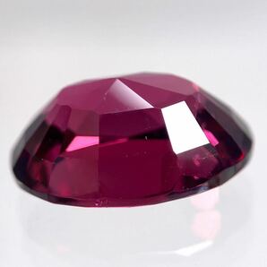 ●天然ロードライトガーネット4.074ct●a 約10.9×8.1mm ルース 裸石 garnet ソーティング付き 宝石 ジュエリー Sの画像2