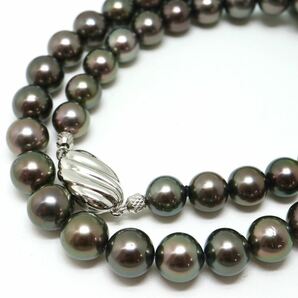 ●アコヤ本真珠ネックレス●A 45.4g 45.5cm 8.0-8.5mm珠 パール pearl necklaces silver ジュエリー EA0/EA0の画像1