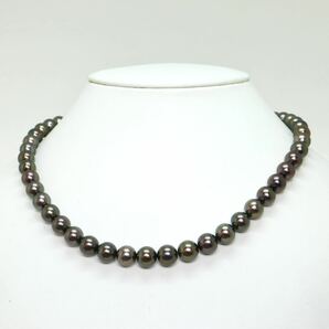 ●アコヤ本真珠ネックレス●A 45.4g 45.5cm 8.0-8.5mm珠 パール pearl necklaces silver ジュエリー EA0/EA0の画像2