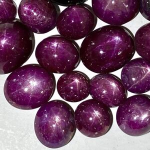 ●スタールビー19点おまとめ100ct●a ルース 裸石 宝石 star sapphire ruby jewelry ジュエリー スタールビー 