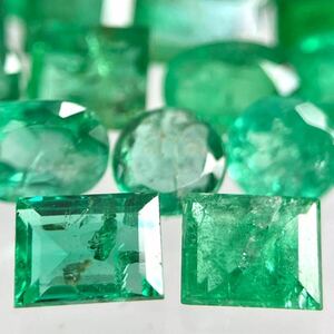  large amount!!* natural emerald . summarize 20ct*a loose unset jewel gem jewelry jewelry emerald beryl beryl green sphere DI0 ①