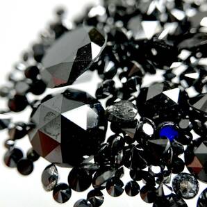 ●天然ブラックダイヤモンドおまとめ10ct●a ルース 裸石 宝石 ジュエリー jewelry black diamond ルース ②の画像2