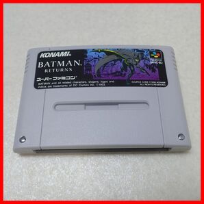 ☆動作保証品 SFC スーファミ BATMAN RETUNS バットマン リターンズ KONAMI コナミ 箱説付【10の画像2