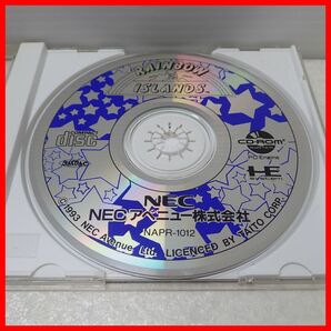 ☆動作保証品 PCE PCエンジン CD-ROM2 RAINBOW ISLANDS レインボーアイランド NECアベニュー 箱説帯ハガキ付【PPの画像2