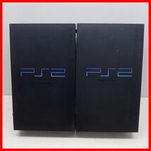 動作品 PS2 プレステ2 本体 SCPH-50000 ミッドナイト・ブラック MIDNIGHT BLACK まとめて4台セット Playstation2 SONY ソニー【40_画像2