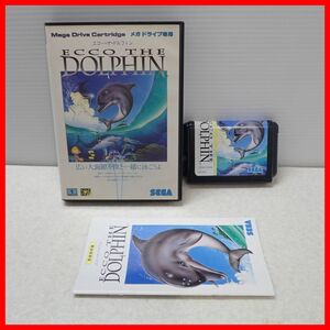 ◇動作保証品 MD メガドライブ ECCO THE DOLPHIN エコー・ザ・ドルフィン SEGA セガ 箱説付【10