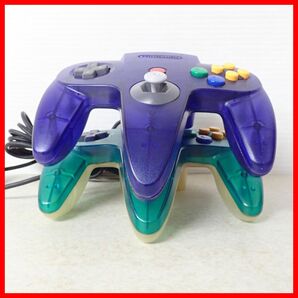 N64 ニンテンドウ64 クリアブルー/ミッドナイトブルー コントローラ まとめて2個セット NINTENDO 任天堂 ジャンク【10の画像6