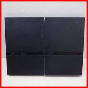 動作品 PS2 プレステ2 薄型 本体 SCPH-75000 チャコール・ブラック まとめて4台セット コントローラー欠品 PlayStation2 SONY ソニー【20の画像8