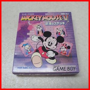 ◇動作保証品 GB ゲームボーイ MICKEY MOUSE V ミッキーマウス V 魔法のステッキ KEMCO コトブキシステム 箱説ハガキ付【PPの画像9