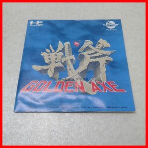 ◇動作保証品 PCE PCエンジン CD-ROM2 GOLDEN AXE ゴールデン・アックス RENO 日本テレネット 箱説付【PPの画像6