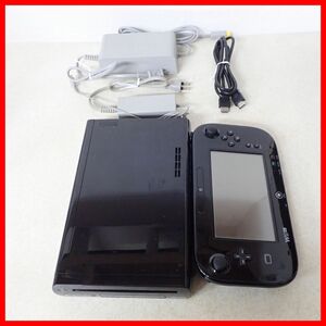 動作品 WiiU 32GB 本体 クロ Nintendo 任天堂【20