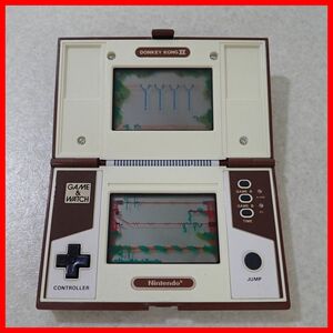 ☆GAME&WATCH MULTI SCREEN ゲーム＆ウオッチ ドンキーコングII DONKEY KONG II 本体 JR-55 Nintendo 任天堂 難あり品【PP