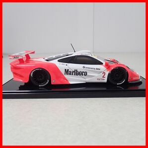 ☆組立済・製作品・破損有 メーカー不明 1/24 マクラーレン F1 GTR/メルセデスベンツCLK-GTR 等 計3台セット プラモデル プラモ 現状品【20の画像3