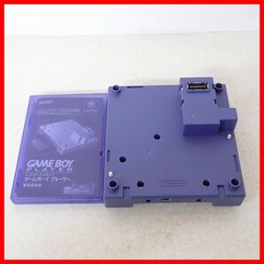 ☆動作品 GC ゲームキューブ ゲームボーイプレーヤー バイオレット 本体＋スタートアップディスク セット GAME BOY PLAYER 任天堂【10の画像1