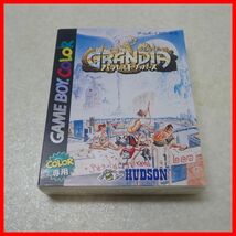 ◇動作保証品 GBC ゲームボーイカラー GRANDIA グランディア パラレルトリッパーズ HUDSON ハドソン 箱説ハガキ付【PP_画像9