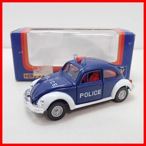 ☆トミカダンディ 1/43 外国車シリーズ No.F21 フォルクス ワーゲン ポリスカー VOLKSWAGEN 1200LE 日本製 tomicaDANDY トミー【10