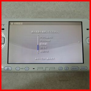 動作品 PSP プレイステーションポータブル PSP-3000 パールホワイト 本体 SONY ソニー 箱説付【10の画像3