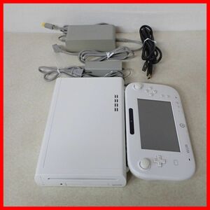 WiiU 32GB body white Nintendo nintendo with defect goods [20