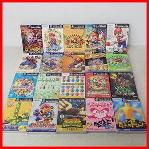 GC Game Cube paper Mario RPG/ Mario party 7/pikmin2 etc. nintendo series soft together 20ps.@ large amount set nintendo Nintendo box attaching [20