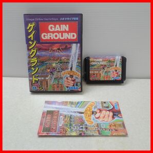 ◇動作保証品 MD メガドライブ GAIN GROUND ゲイングランド SEGA セガ 箱説付【10の画像1