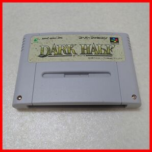 ◇動作保証品 SFC スーファミ DARK HALF ダークハーフ ENIX エニックス 箱説ハガキ付【10の画像2