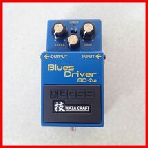 ♪BOSS ギターエフェクター BD-2W BluesDriver オーバードライブ WAZA CRAFT ボス 箱説付【10_画像2