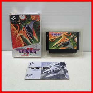 Φ operation guarantee goods FC Famicom GRADIUS IIglati light II KONAMI Konami box opinion attaching [PP