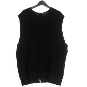 アンデコレイテッド UNDECORATED 22SS CODE YARN KNIT VEST ニットベスト ブラック 黒 UDS22802 メンズ