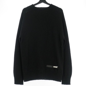 オーエーエムシー OAMC 22AW NUPTSE CREWNECK SWEATER ニット セーター 長袖 L 黒 ブラック 22A28OAK04 メンズ