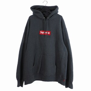 シュプリーム SUPREME 21FW Box Logo Hooded Sweatshirt Charcoal ボックスロゴ フーディー パーカー プルオーバー XL グレー系 メンズ