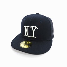 ステューシー STUSSY ニューエラ NEW ERA NY 帽子 キャップ ニューヨーク ショーンフォント 7 1/8 56.8ｃｍ 紺 ネイビー メンズ メンズ_画像1