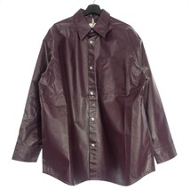 未使用品 オーエーエムシー OAMC 24SS TOWER SHIRTS タワーシャツ 長袖 L AMARONE ワインレッド 24E28OAU64 メンズ_画像1