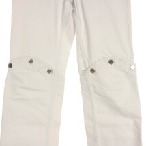 ジョンローレンスサリバン JOHN LAWRENCE SULLIVAN 21SS KNEE BUTTON JEANS デニムパンツ ジーンズ 44 ホワイト 白 2A011-0321-15 メンズ_画像4