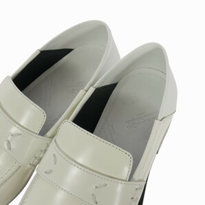 メゾンマルジェラ Maison Margiela 20AW レザーローファー 靴 38 白 ホワイト S58WR0090 国内正規 レディースの画像5
