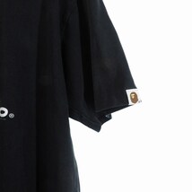 アベイシングエイプ A BATHING APE BABY MILO ベビーマイロ Tシャツ 半袖 XL 黒 ブラック メンズ_画像4