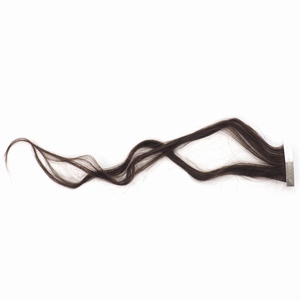 未使用品 エムエムシックス メゾンマルジェラ MM6 Maison Margiela Hair Extension Barrette Clip バレッタ ヘアアクセサリー ブラウン 茶