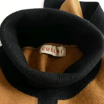 クルニ CULLNI 19AW アシンメトリー タートルネック ニット セーター サイドベルト 2 茶 ブラウン 19-AW‐041 メンズ_画像5