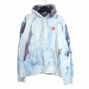 シュプリーム SUPREME ノースフェイス 21SS アイス クライム フーディー スウェット パーカー 総柄 M マルチカラー NT121001 国内正規