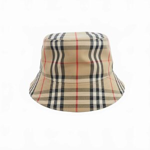 バーバリー BURBERRY 2 PANEL BUCKET HAT バケット ハット バケハ 帽子 ヴィンテージ チェック L ベージュ 80269271002 国内正規