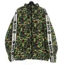 未使用品 アベイシングエイプ A BATHING APE × セントマイケル SAINT MICHAEL 24SS AP_TRACK JKT / ST APE トラックジャケット ブルゾン_画像1