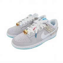 未使用品 ナイキ NIKE Dunk Low Barber Shop Grey ダンク ロー バーバーショップ グレー スニーカー 27.5cm US9.5 グレー DH7614 500_画像1