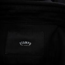 未使用品 スタンプド STAMPD Dope Oxford Shirt オーバーサイズ 長袖 刺繍 シャツ L ブラック 黒 S-FW14-1 メンズ_画像6