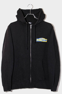 PORKCHOP GARAGE SUPPLY ポークチョップガレージサプライ ZIP UP HOODIE ジップアップ フーディ パーカー M BLACK ブラック /◆ メンズ