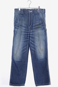 09AW WTAPS ダブルタップス TROUSERS / WORK.CTN./DENIM USED加工 ペインター デニムパンツ INDIGO インディゴ 092GWDT-PTM02 /● メンズ