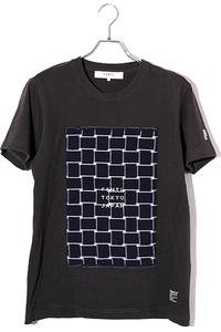 FDMTL ファンダメンタル SIZE:2 KASURI S/S TEE 総柄 半袖Tシャツ BLACK ブラック /◆ メンズ