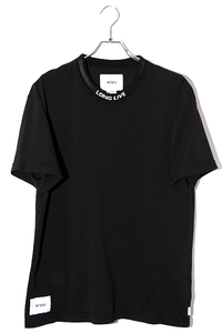 22SS WTAPS ダブルタップス SIZE:2 LLW/SS/COPO COOLMAX 半袖Tシャツ BLACK ブラック 221ATDT-CSM14 /● メンズ