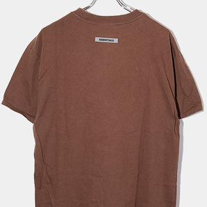 FOG ESSENTIALS エフオージー エッセンシャルズ FRONT LOGO T-Shirt フロント ラバーロゴ 半袖Tシャツ S BROWN ブラウン /◆ メンズの画像2