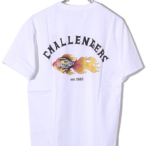 未使用品 2022SS CHALLENGER チャレンジャー SIZE:L Flame Fish Tee プリント 半袖Tシャツ WHITE ホワイト CLG-TS 022-001 /● メンズの画像1